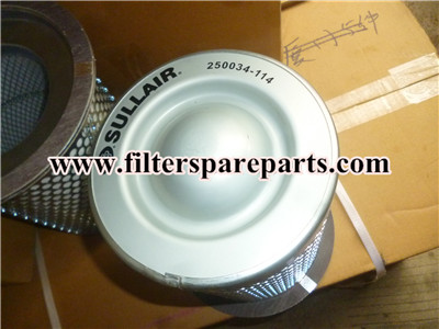 250034-114 Sullair oil/air separator element